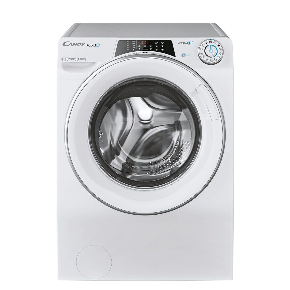 Candy RapidÓ RO41274DWMSE/1-S práčka Voľne stojaca Predné plnenie 7 kg 1200 ot./min A Biela